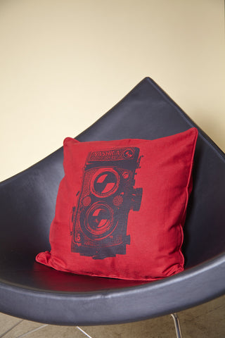 Pillow Yashica Red