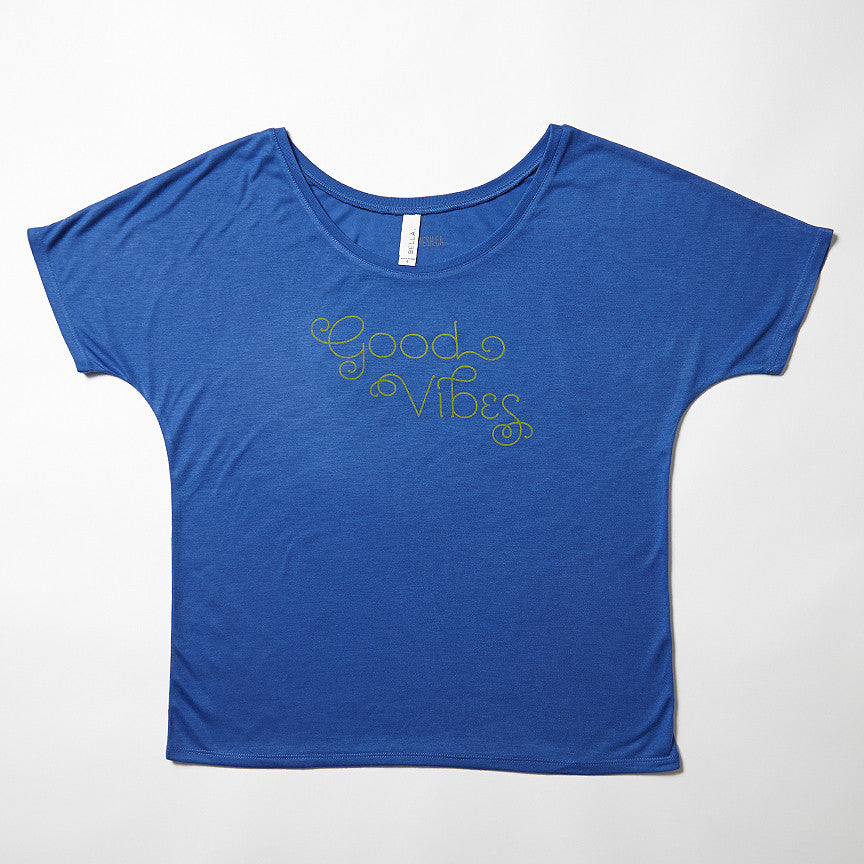 Women's Good Vibes Flowy T-Shirt