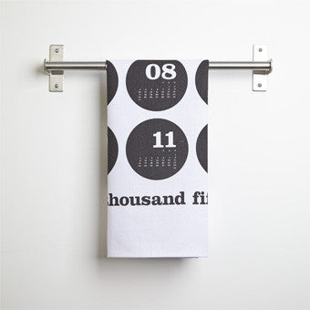 2019 Calendar Tea Towel